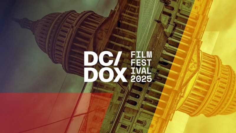 Graphic advertising DC/DOX Film Festival 2025